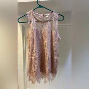 NWT Lace A-line Top!